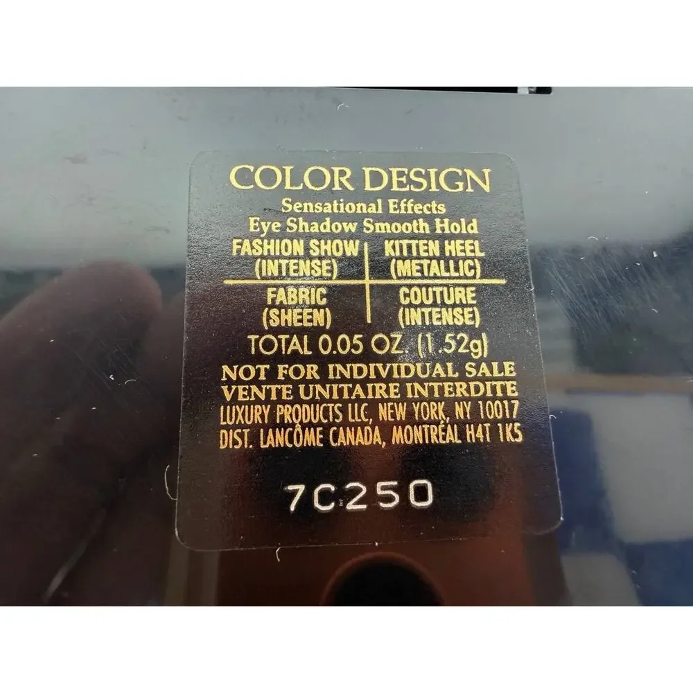 Lancome Color Design Eye Shadow Set 0.05 Oz Fashion